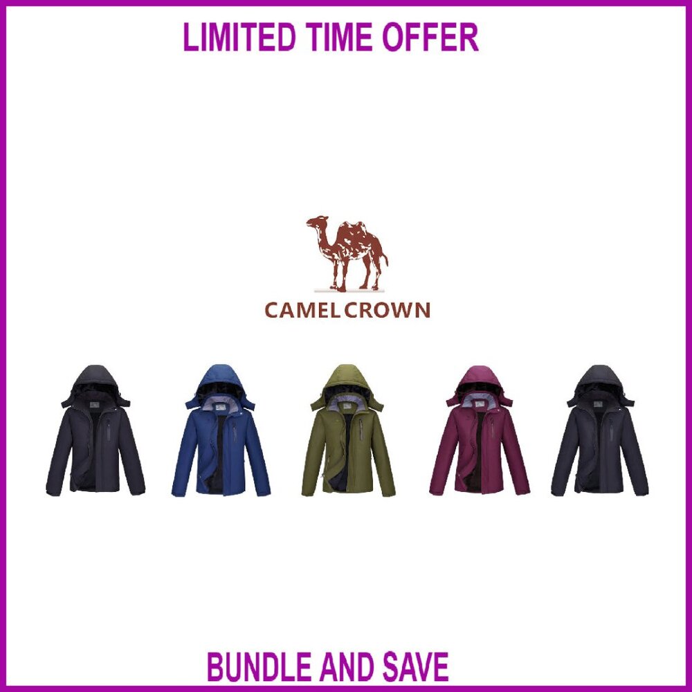 Women's Waterproof Windproof Ski Jacket Hooded Wi… - image 8